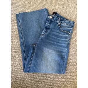 Quince bella stretch, relaxed straight Jean in Atlantic blue size 30